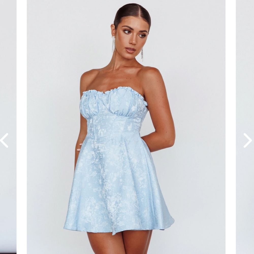 Savanna corset bodice mini dress